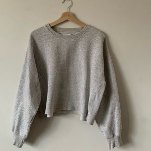 TNA cropped boyfriend sweatshirt
